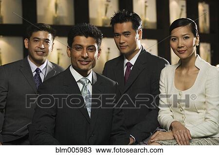 Smiling business people View Large Photo Image Stock Image - Smiling business people. Fotosearch