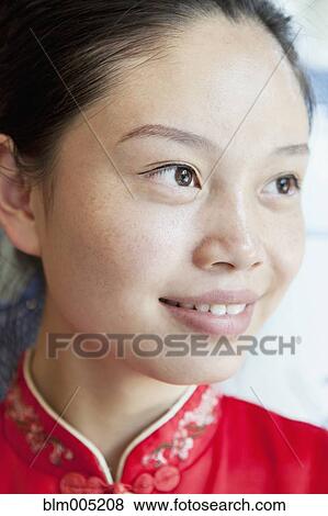 Stock Photo - Smiling Chinese woman. Fotosearch