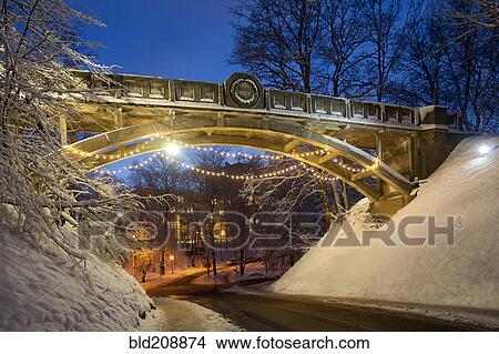 Snow Covered Devil`s Bridge View Large Photo Image Picture - Snow Covered Devil`s Bridge. Fotosearch