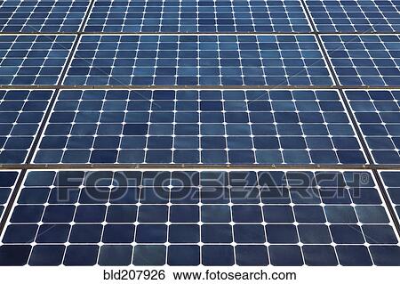 Stock Photograph - Solar panels in Death Valley. Fotosearch