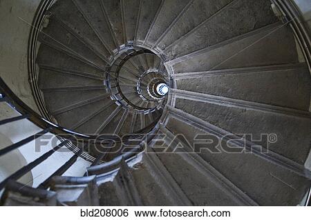 Spiral Staircase View Large Photo Image Stock Photograph - Spiral Staircase. Fotosearch