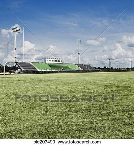 Sports Field View Large Photo Image Stock Image - Sports Field. Fotosearch