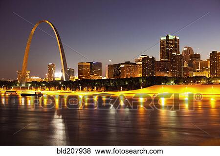 Stock Photo - St Louis Skyline. Fotosearch