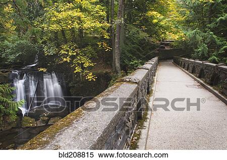 Stone bridge over Whatcom Creek View Large Photo Image Stock Photography - Stone bridge over Whatcom Creek. Fotosearch