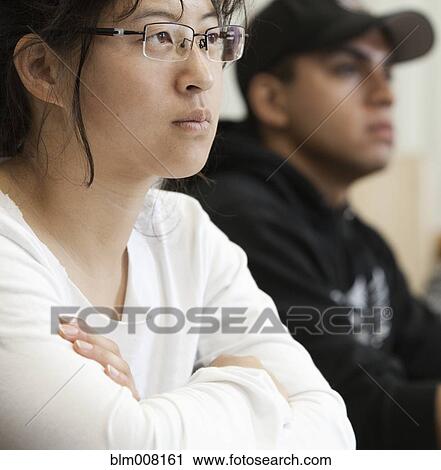 Students listening in classroom View Large Photo Image Stock Image - Students listening in classroom. Fotosearch