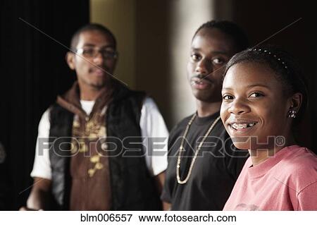 Stock Photo - Students smiling. Fotosearch
