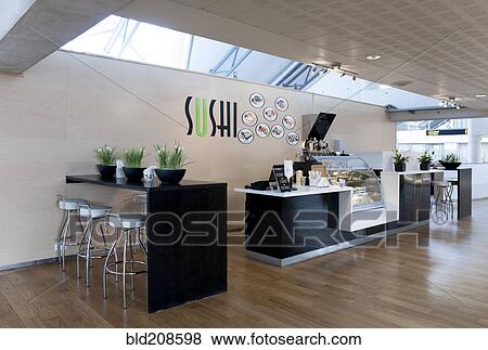 Sushi bar in Tallinn Airport View Large Photo Image Stock Photo - Sushi bar in Tallinn Airport. Fotosearch