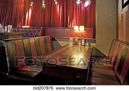 Table and Booths at an Americana Diner View Large Photo Image Stock Photograph - Table and Booths at an Americana Diner. Fotosearch
