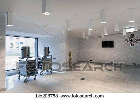 The dining area of the new buildings of Narva College View Large Photo Image Stock Photo - The dining area of the new buildings of Narva College. Fotosearch