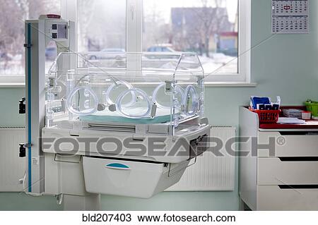 Stock Image - The intensive care unit, special care unit of a children's hospital in Tartu. Fotosearch