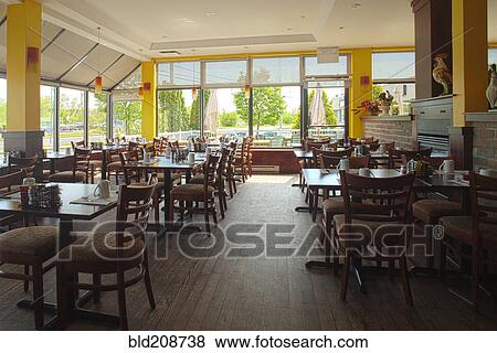 The interior of a restaurant View Large Photo Image Stock Photo - The interior of a restaurant. Fotosearch