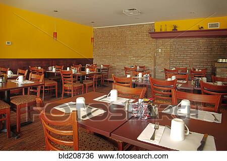 The interior of a restaurant View Large Photo Image Stock Photograph - The interior of a restaurant. Fotosearch