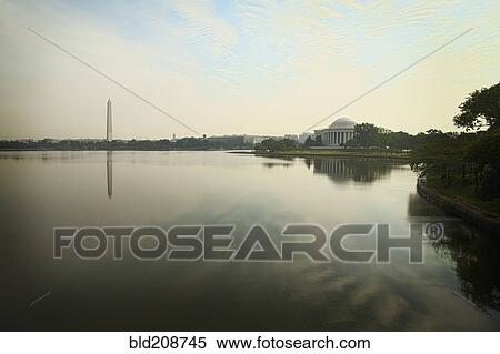 The Jefferson Memorial and Washington Monument View Large Photo Image Stock Photography - The Jefferson Memorial and Washington Monument. Fotosearch