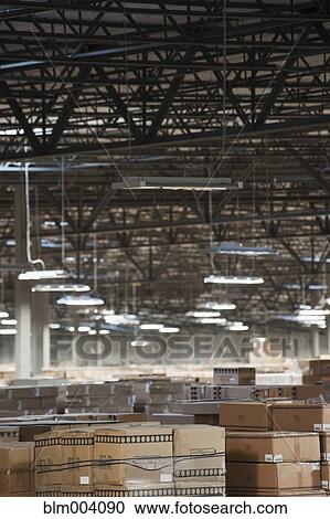 Tops of boxes in warehouse View Large Photo Image Stock Image - Tops of boxes in warehouse. Fotosearch
