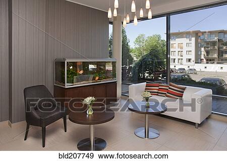 Stock Photo - Upscale Hotel Lobby. Fotosearch