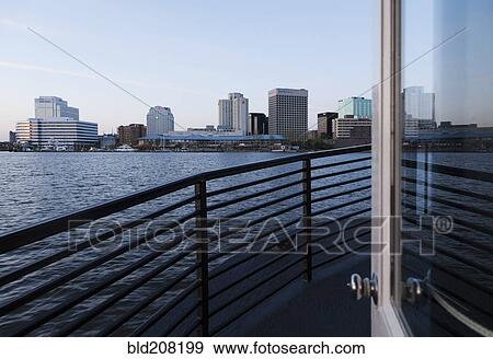 Stock Photo - View from the deck on the ferry. Fotosearch