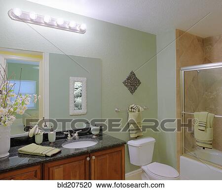 Well Furnished Bathroom View Large Photo Image Stock Image - Well Furnished Bathroom. Fotosearch