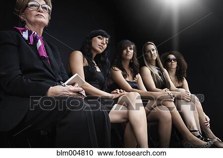 Women watching fashion show View Large Photo Image Stock Image - Women watching fashion show. Fotosearch