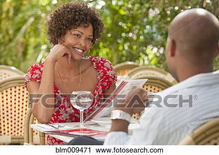 African American couple eating in restaurant View Large Photo Image Stock Image - African American couple eating in restaurant. Fotosearch