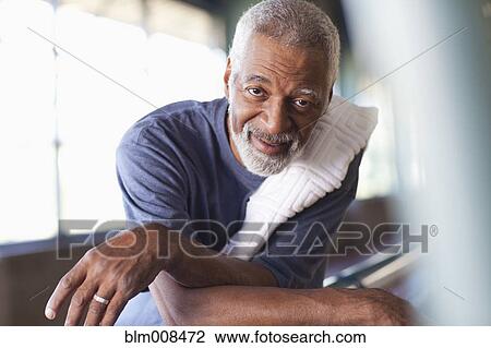 African American man leaning in health club View Large Photo Image Stock Image - African American man leaning in health club. Fotosearch