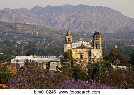 Bell towers on church of La Natividad View Large Photo Image Stock Photograph - Bell towers on church of La Natividad. Fotosearch
