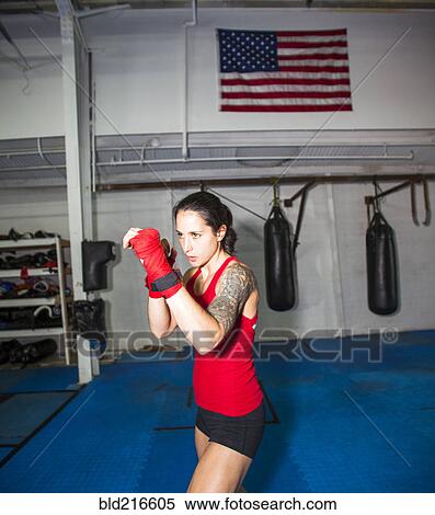 Caucasian boxer training in gymnasium View Large Photo Image Stock Photography - Caucasian boxer training in gymnasium. Fotosearch