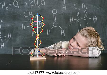 Caucasian student examining molecular model in science class View Large Photo Image Stock Photo - Caucasian student examining molecular model in science class. Fotosearch