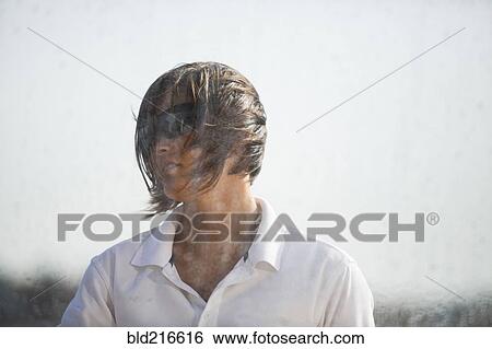Caucasian woman in sunglasses with messy hair View Large Photo Image Stock Photograph - Caucasian woman in sunglasses with messy hair. Fotosearch