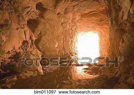 Cave and bright entrance View Large Photo Image Stock Photo - Cave and bright entrance. Fotosearch