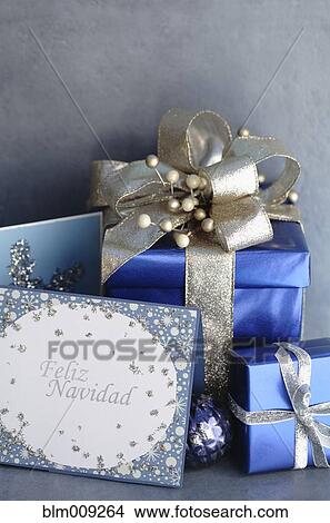 Christmas gifts and Christmas card View Large Photo Image Picture - Christmas gifts and Christmas card. Fotosearch