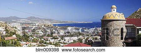 CItyscape of Cabo San Lucas View Large Photo Image Stock Photo - CItyscape of Cabo San Lucas. Fotosearch