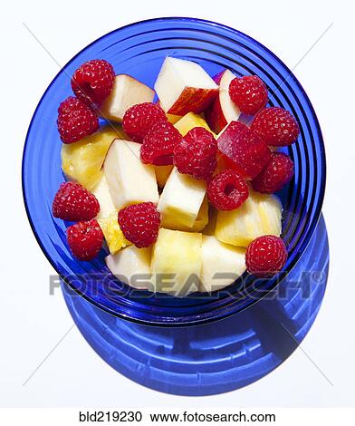 Stock Image - Close up of bowl of fruit salad. Fotosearch