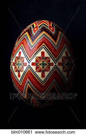 Close up of decorative Easter egg View Large Photo Image Stock Image - Close up of decorative Easter egg. Fotosearch