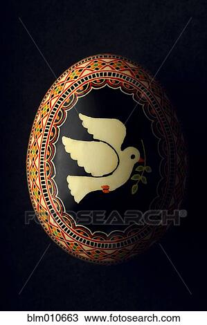Close up of decorative Easter egg View Large Photo Image Stock Image - Close up of decorative Easter egg. Fotosearch