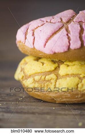 Stock Image - Close up of Mexican pastries. Fotosearch