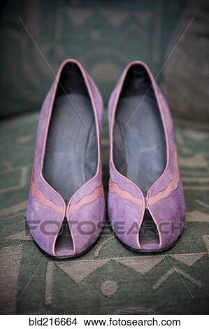 Close up of open-toe high heel shoes View Large Photo Image Picture - Close up of open-toe high heel shoes. Fotosearch