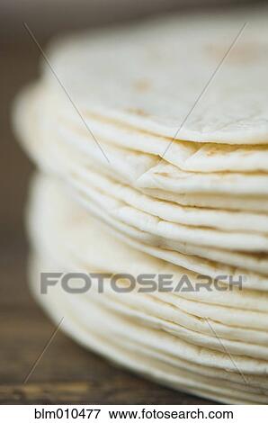 Close up of organic flour tortillas View Large Photo Image Stock Photo - Close up of organic flour tortillas. Fotosearch