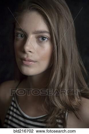 Close up of serious Caucasian woman View Large Photo Image Stock Image - Close up of serious Caucasian woman. Fotosearch
