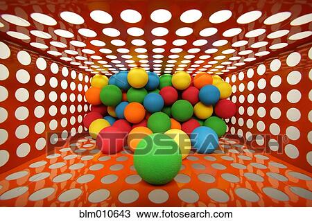Colored balls in colorful box View Large Photo Image Stock Image - Colored balls in colorful box. Fotosearch