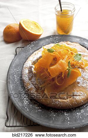 Stock Photograph - Fruit topping on dessert. Fotosearch