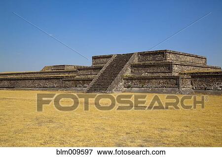 Historical site of Teotihuacan View Large Photo Image Stock Photo - Historical site of Teotihuacan. Fotosearch