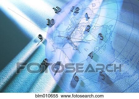 Image of globe with clock numbers falling View Large Photo Image Stock Photography - Image of globe with clock numbers falling. Fotosearch