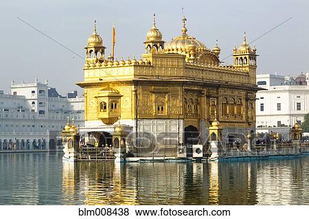 Lake and Golden Temple View Large Photo Image Stock Photo - Lake and Golden Temple. Fotosearch
