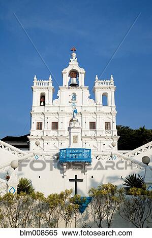 Ornate church and bell tower of the Church of the Immaculate Conception View Large Photo Image Stock Photography - Ornate church and bell tower of the Church of the Immaculate Conception. Fotosearch