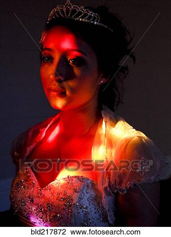Pensive teenage girl wearing in quinceanera dress View Large Photo Image Stock Image - Pensive teenage girl wearing in quinceanera dress. Fotosearch