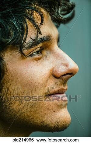 Profile of Hispanic man View Large Photo Image Stock Photograph - Profile of Hispanic man. Fotosearch