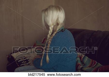 Rear view of woman with braid pigtails View Large Photo Image Stock Photography - Rear view of woman with braid pigtails. Fotosearch