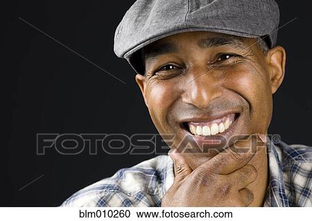 Smiling African American man View Large Photo Image Stock Image - Smiling African American man. Fotosearch