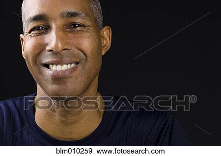 Smiling African American man View Large Photo Image Stock Photo - Smiling African American man. Fotosearch