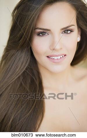 Smiling Hispanic woman View Large Photo Image Stock Image - Smiling Hispanic woman. Fotosearch